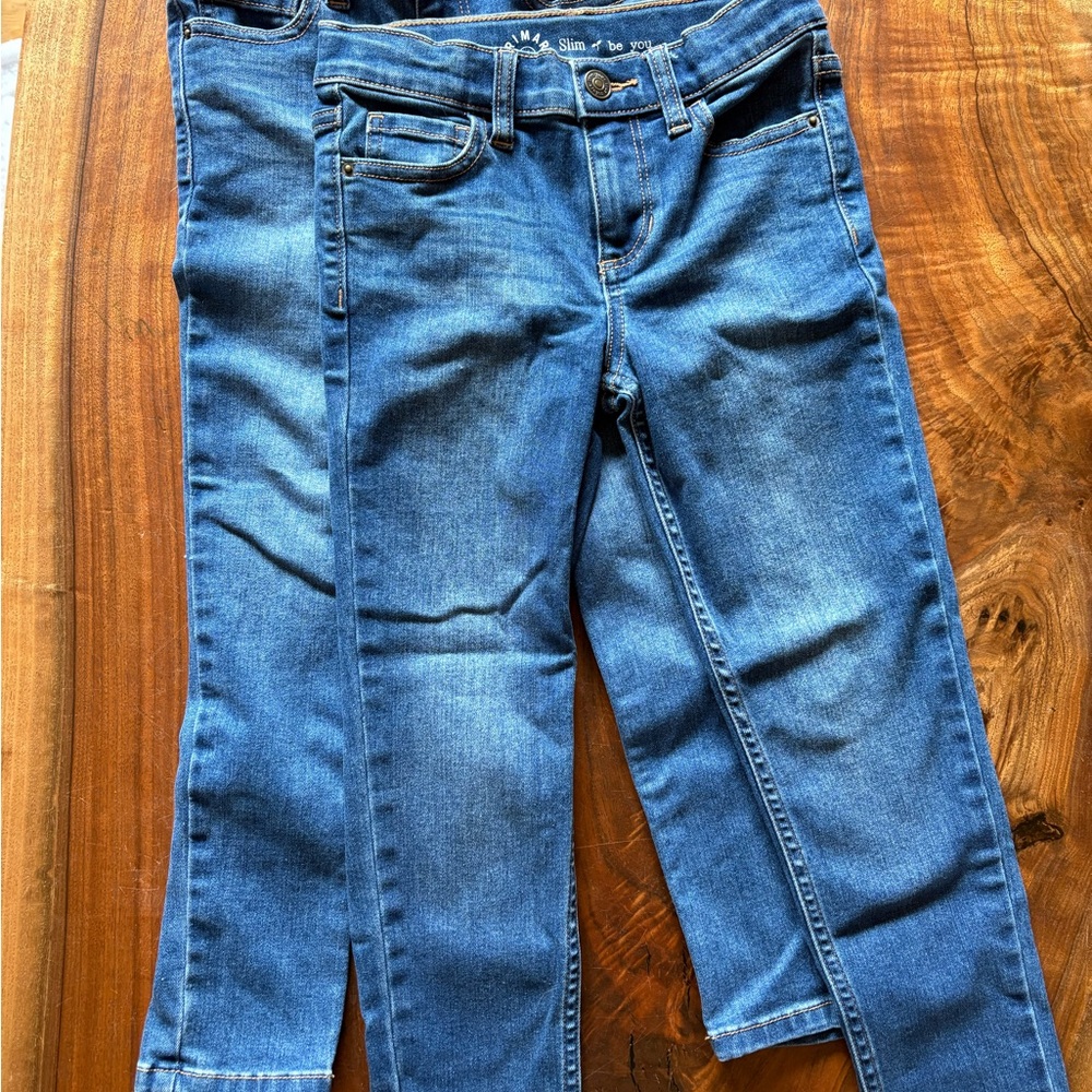 Primary SET OF 2 Slim Jeans Size 6, NEW